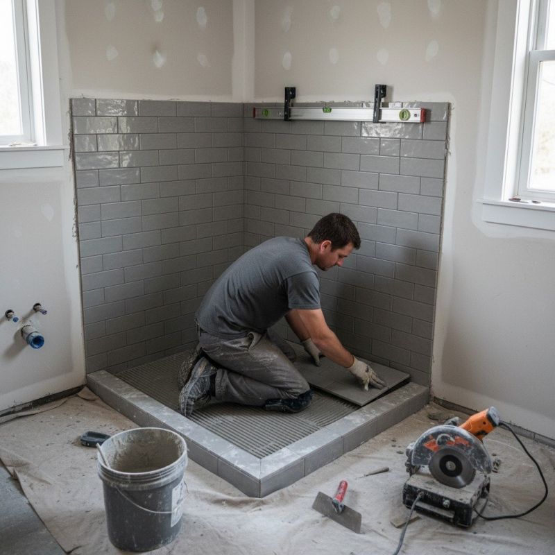 Tile Shower Pan Installation in Boise, ID